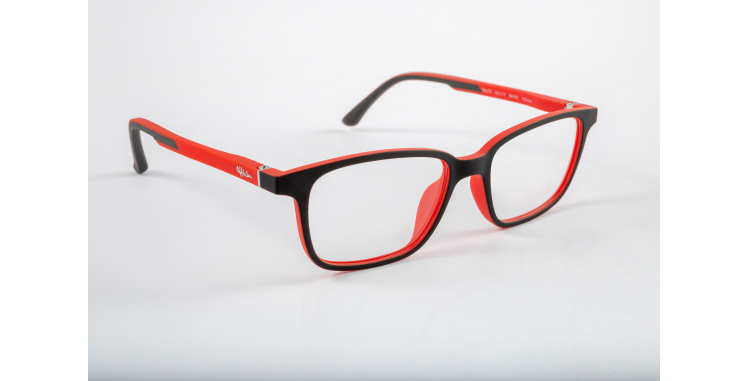 Lunettes de vue enfant MAGIC 76 ECO-RESPONSABLE noir/rouge