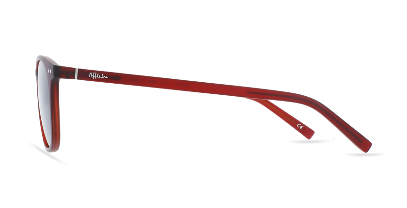 Óculos graduados FORTY (Pré-graduados) Solar vermelho/vermelho - Vista lateral