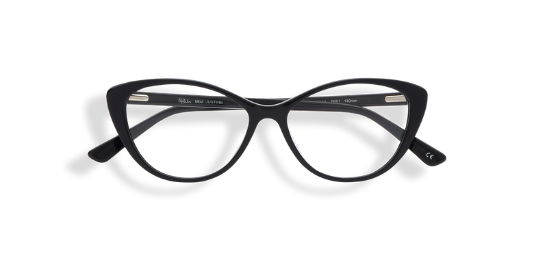 Óculos graduados senhora JUSTINE BK (Tchin-Tchin +1€) preto