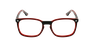 Óculos graduados criança REFORM TEENAGER (J2BKRD) preto/vermelho