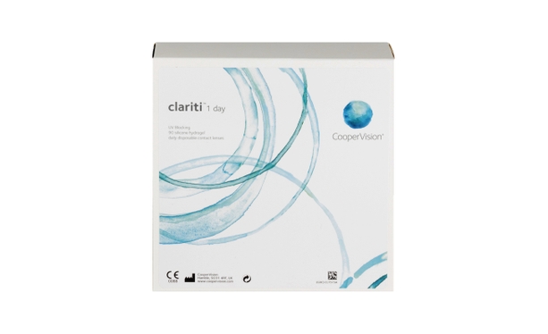Lentilles de contact Clariti 1 Day 90L - Vue de face