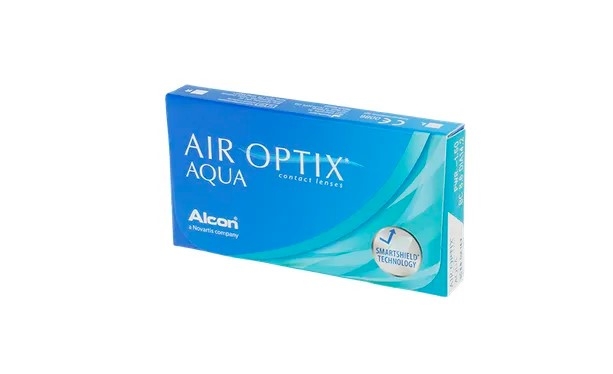 Lentes de contacto Air Optix Aqua 3L - Vista de frente