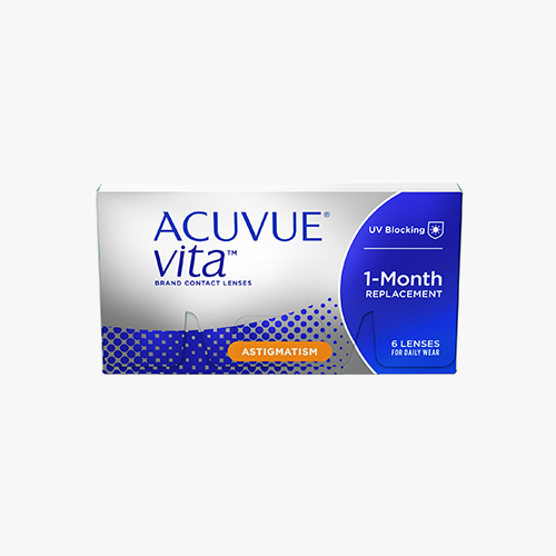 Lentilles de contact Acuvue Vita For Astigmatism 6 L - Vue de face