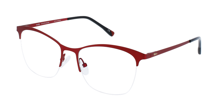 LUNETTES DE VUE femme MAGIC 115 rouge - Vue de face