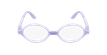 Lunettes de vue enfant RFOB1 violet - Vue de face