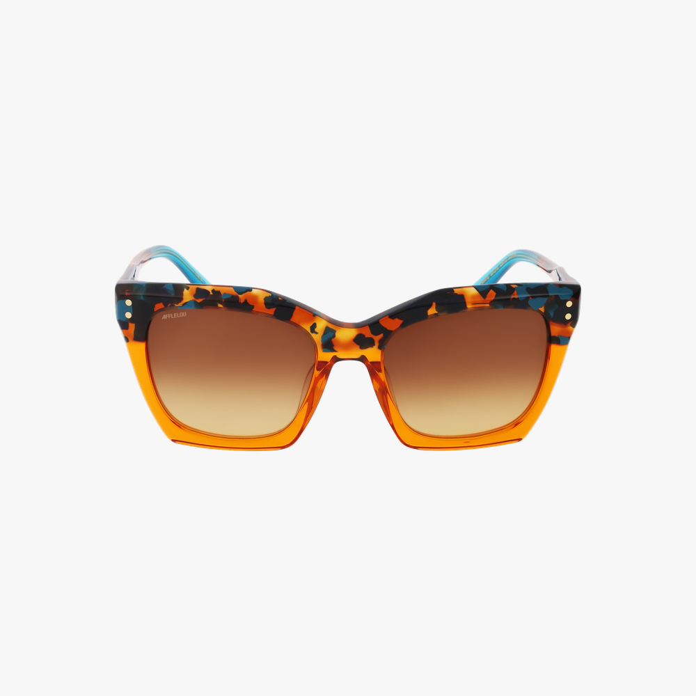 LUNETTES DE SOLEIL femme ELEGANTE orange - Vue de face