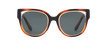 LUNETTES DE SOLEIL femme MAHEA écaille/doré - Vue de face