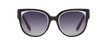 Óculos de sol senhora MAHEA POLARIZED preto/prateado - Vista de frente