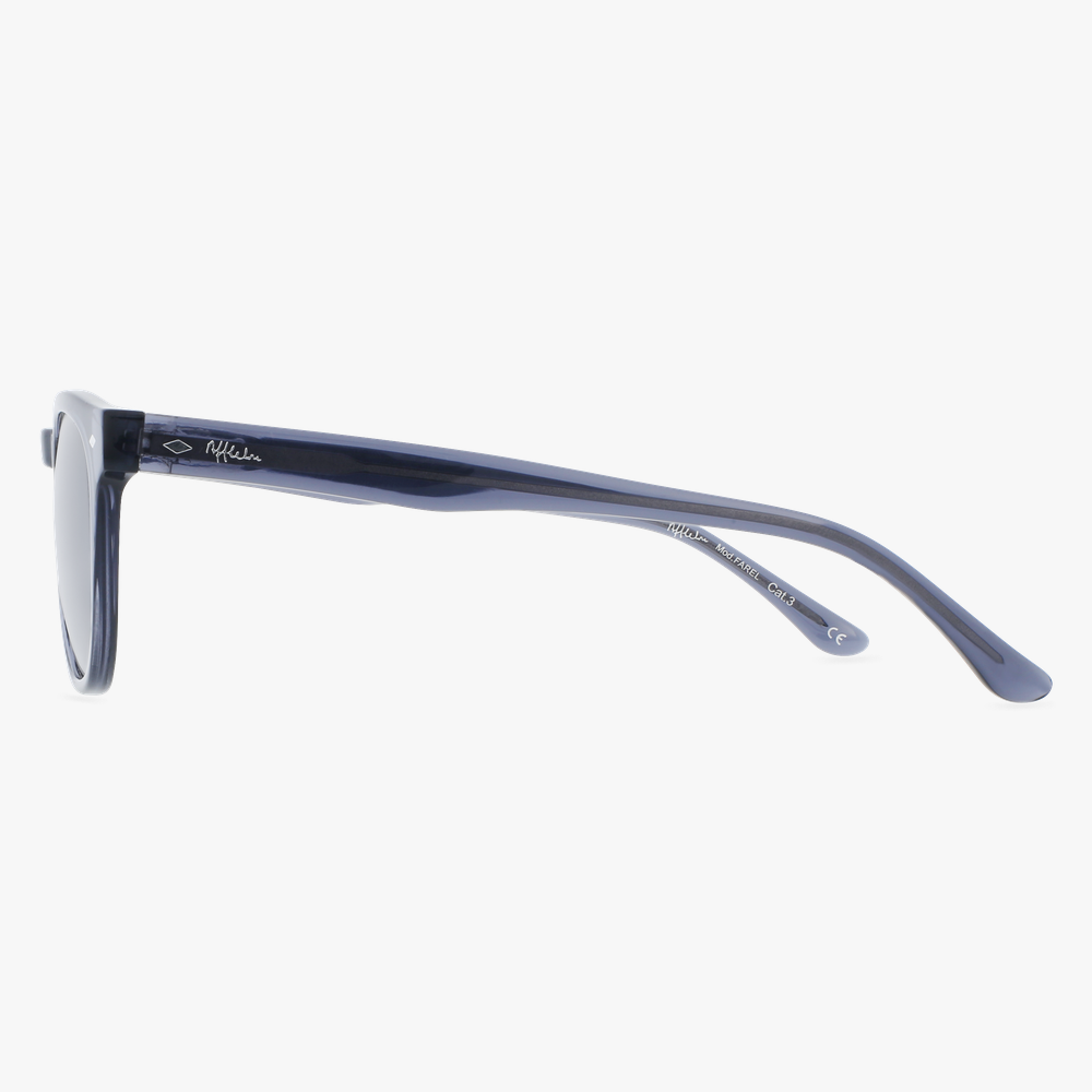 LUNETTES DE SOLEIL homme FAREL blanc/gris - Vue de face