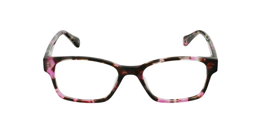 Óculos graduados senhora LYS PK (TCHIN-TCHIN +1€) tartaruga/rosa - Vista de frente