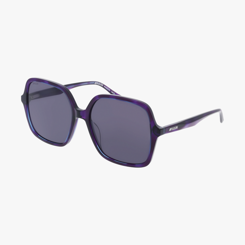 LUNETTES DE SOLEIL femme BLOOM violet - Vue de face