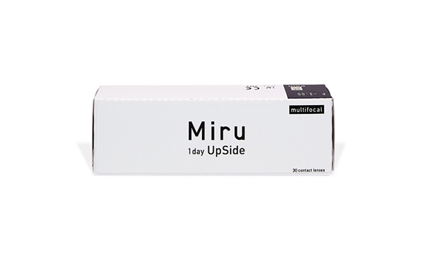 Lentilles de contact Miru 1 day UpSide multifocal 30 L - Vue de face