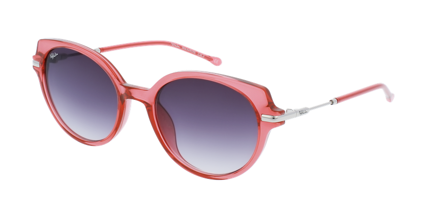 Óculos de sol senhora AURORE PK rosa/prateado - Vista de frente