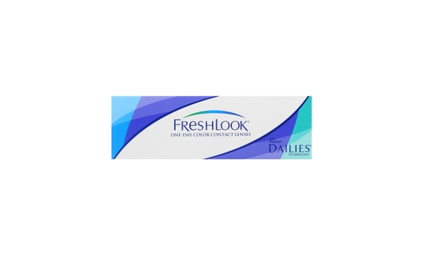 Lentilles de contact FreshLook 1 Day Blue 10L - Vue de face