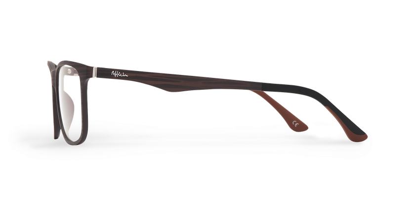 Óculos graduados homem MAGIC 24 BR01 castanho - Vista lateral
