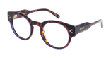 LUNETTES DE VUE femme CARACTÈRES FIDÈLE violet - Vue de face