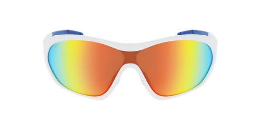 LUNETTES DE SOLEIL LUCIO blanc/bleuVue de face