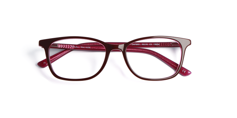 Óculos graduados senhora AUDE castanho