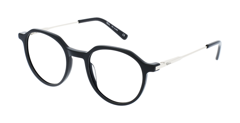 Óculos graduados senhora CLARIS BK (TCHIN-TCHIN +1€) preto/preto - Vista de frente