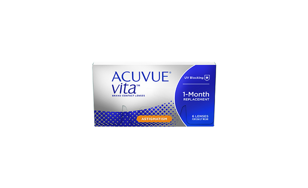 Lentilles de contact Acuvue Vita For Astigmatism 6 L - Vue de face
