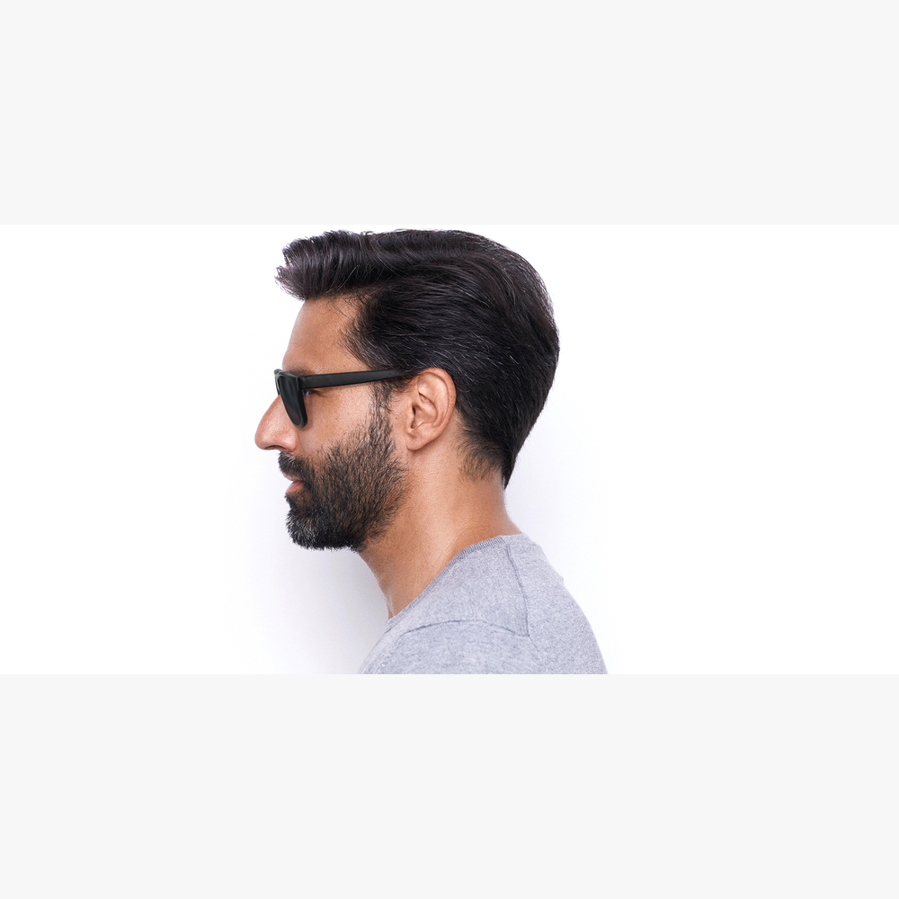 LUNETTES DE SOLEIL homme DIEGO bleu - Vue de côté