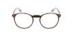 Óculos graduados criança REFORM TEENAGER (J4 BRPK) castanho/rosa - Vista de frente