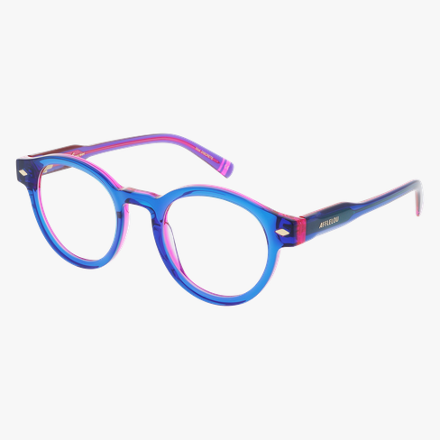 LUNETTES DE VUE femme CARACTÈRES DISCRÈTE bleu