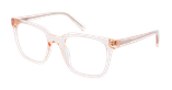 LUNETTES DE VUE femme RZERO 32 rose/doré - Vue de face