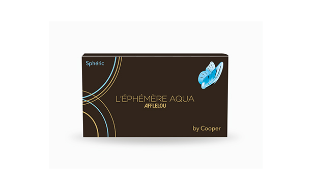 Lentilles de contact Ephémère Aqua Mensuelle Sphere 6L - Vue de face