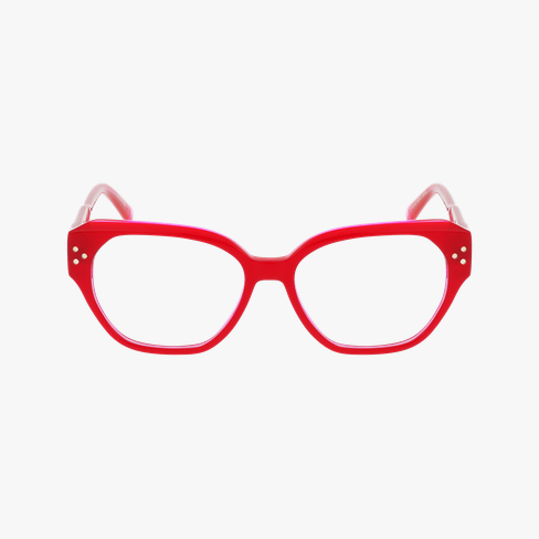 Lunettes de vue femme CARACTÈRES RAFFINÉE rouge/rose
