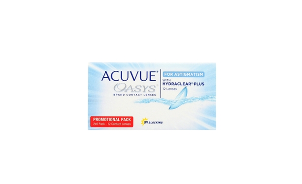 Lentilles de contact Acuvue® Oasys® for Astigmatism 12L - Vue de face