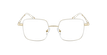 Óculos graduados senhora MAGIC 94 WH branco/dourado - Vista de frente