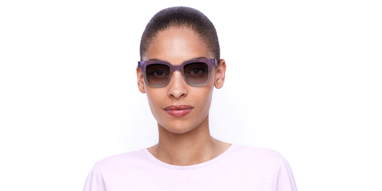 Lunettes de soleil femme KAREN violet/bleu Lunettes de soleil femme KAREN violet/bleu