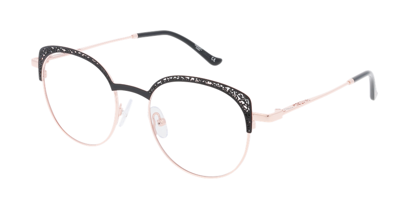 LUNETTES DE VUE femme MAGIC293 noir/doré - Vue de face