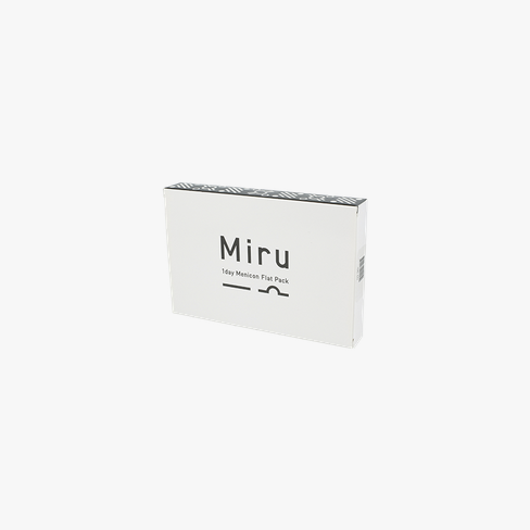 Lentilles de contact Miru 1day Menicon Flat Pack 3 * 30 L Vue de face