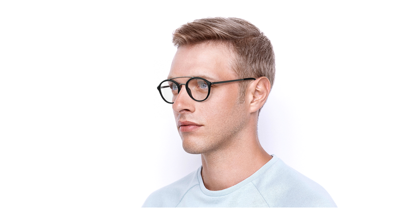 LUNETTES DE VUE ROSSINI noir - vue de 3/4