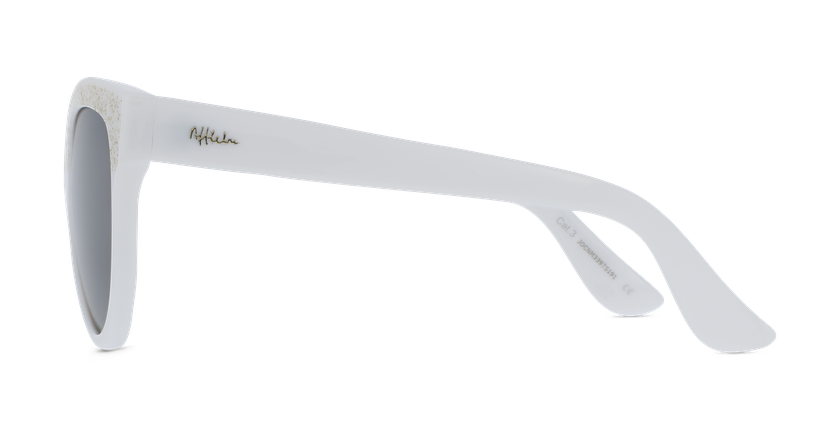 LUNETTES DE SOLEIL enfant LOURDES blanc - Vue de face