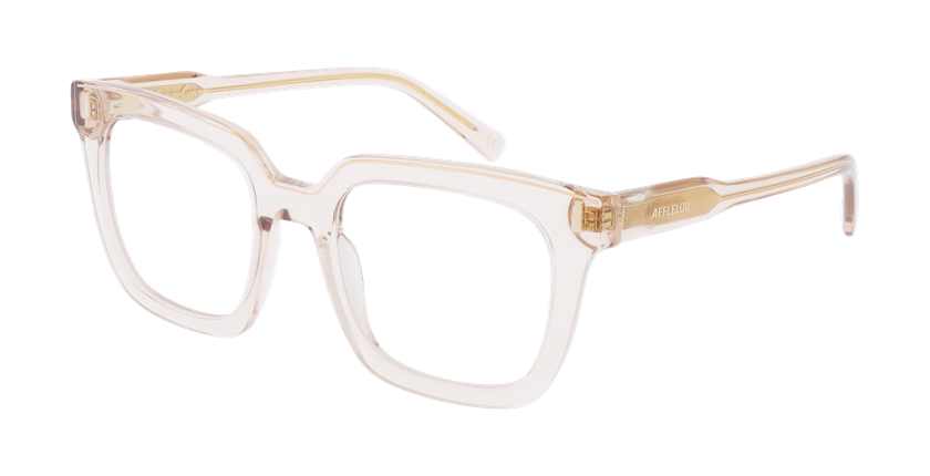 LUNETTES DE VUE femme CARACTERES FIL D'OR REVEUSE marron - Vue de face