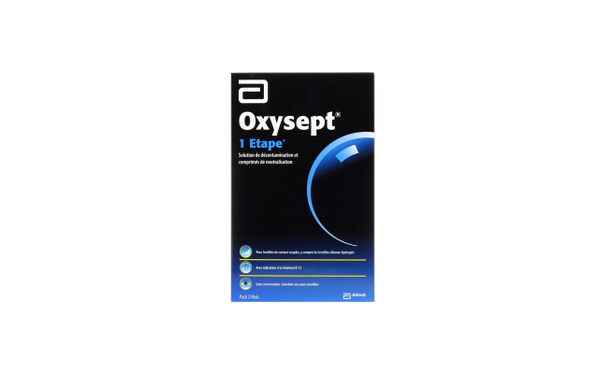 Oxysept 1 Etape 2x300ml - Vue de face