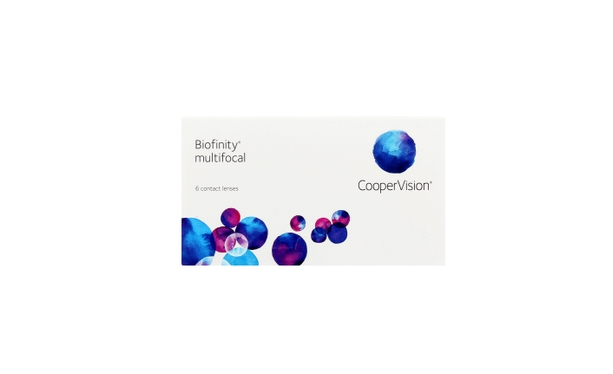 Lentilles de contact Biofinity® multifocal 6L - Vue de face