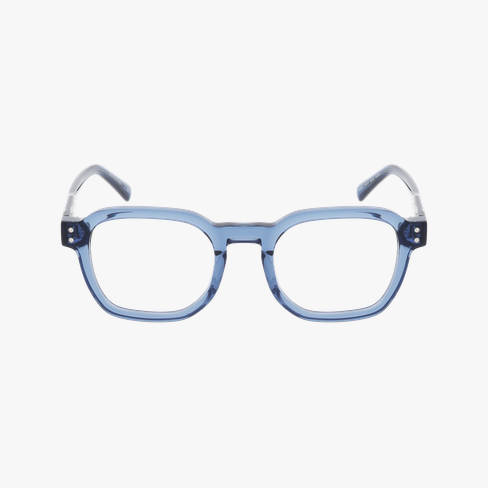 Lunettes de vue homme CARACTÈRES VOLONTAIRE bleu/violet