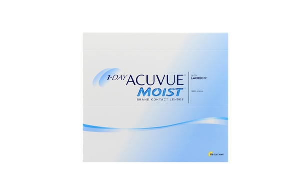 Lentilles de contact 1 Day Acuvue® Moist® 180L - Vue de face