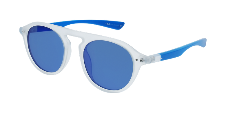 Óculos de sol BORNEO POLARIZED branco/azul