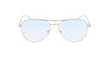 LUNETTES DE VUE femme ANELIE doré/bleu - Vue de face