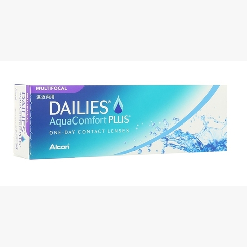 Lentilles de contact Dailies AquaComfort Plus Multifocal Vue de face