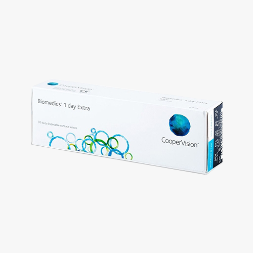 Lentilles de contact Biomedics 1-Day Extra 30 L - Vue de face