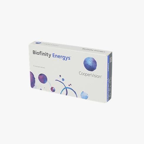 Lentilles de contact Biofinity Energys 6L Vue de face