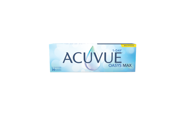 Lentilles de contact Acuvue® Oasys Max 1-Day Multifocal Low 30L - Vue de face