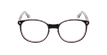 Óculos graduados criança REFORM TEENAGER (J5 BKPK) preto/violeta - Vista de frente