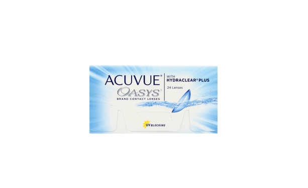 Lentilles de contact Acuvue® Oasys® with Hydraclear® Plus 24L - Vue de face